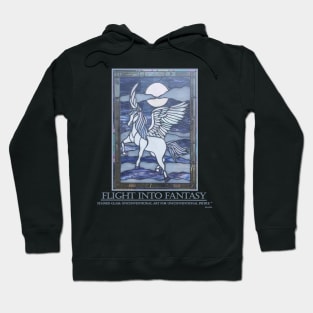 Flight Into Fantasy Stained Glass for Dark Items Hoodie